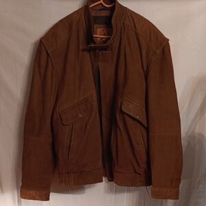 Phase 2 Men's Brown Leather Jacket 2X